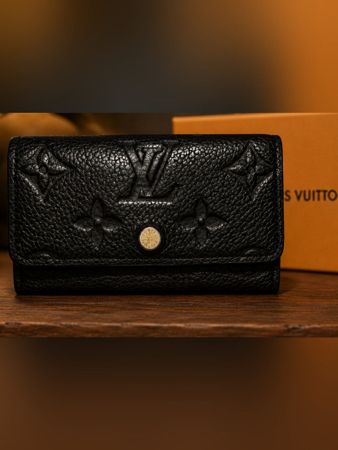 Louis Vuittion Empreinet Monogram Key Pouch..Great Condition!